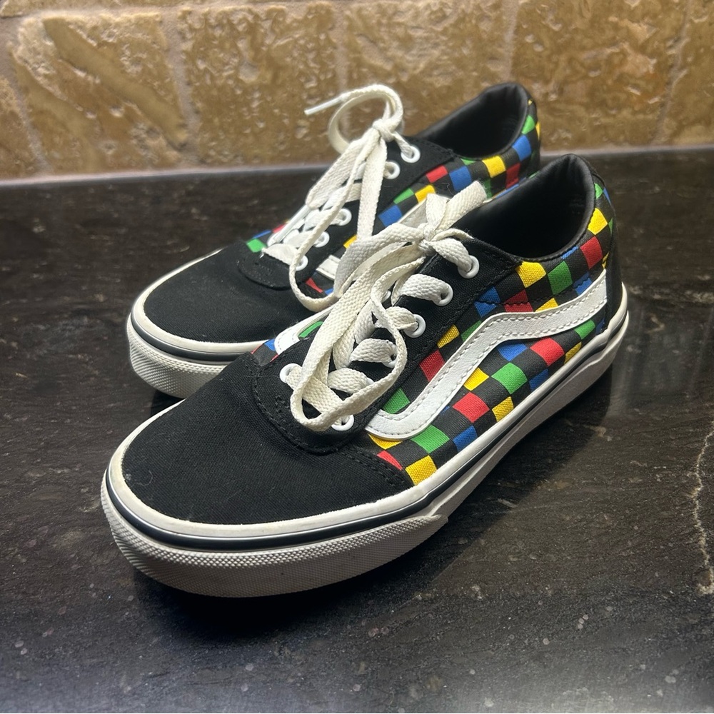 Kids Checkered Vans